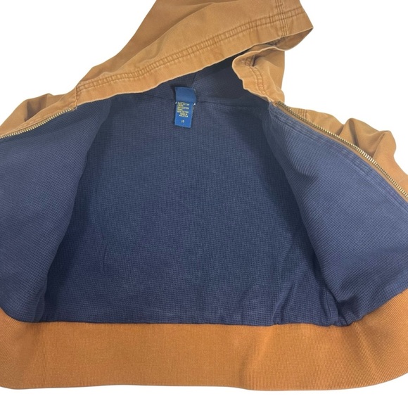 OSHKOSH B’GOSH Toddler 1T Tan Hooded Jacket - Picture 3 of 7